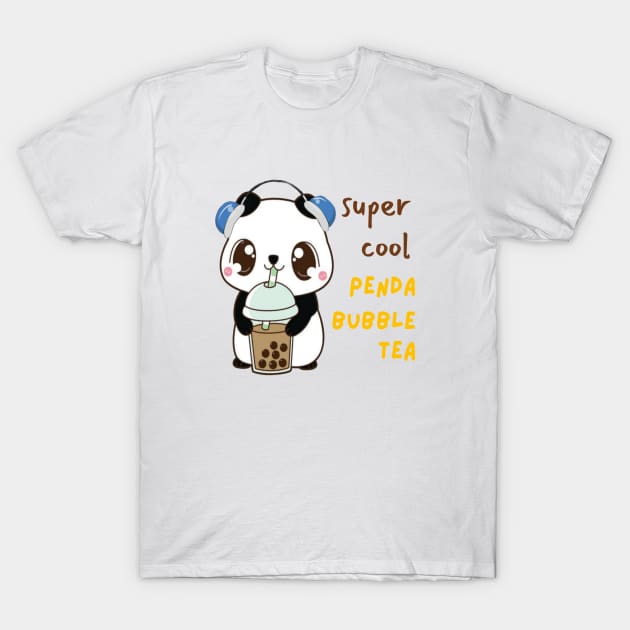 Super cool PENDA bubble tea T-Shirt by Color by EM